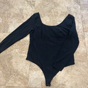 Abercrombie & Fitch Black Soft Collection bodysuit